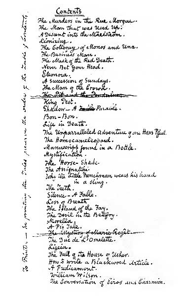Phantasy Pieces (about 1842) - table of contents