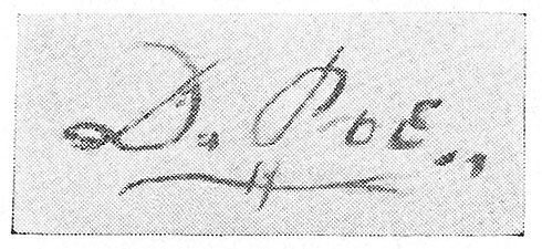 Autograph of David Poe, Junior
