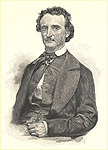 Wood engraving of Edgar Allan Poe [thumbnail]