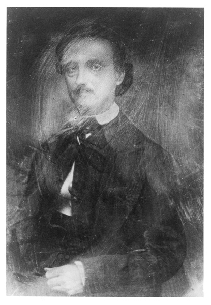 Traylor daguerreotype of Poe (ruined state)