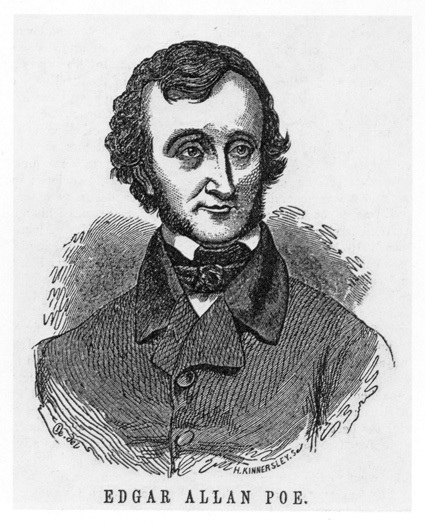 Engraving of Poe