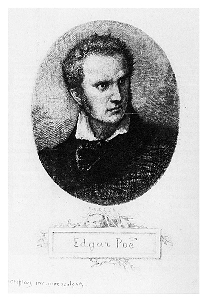Etching of Edgar Allan Poe
