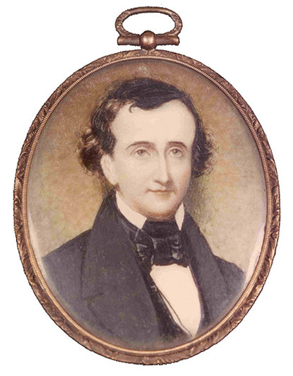 Traylor miniature of Edgar Allan Poe