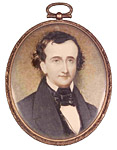 Minuature portrait of Edgar Allan Poe [thumbnail]