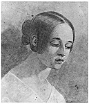Alleged drawing of Virginia Clemm Poe [thumbnail]