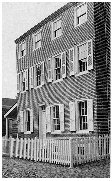 The Poe house on North Seventh Street, Philadelphia