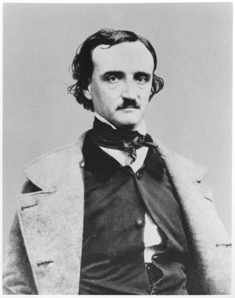 Whitman Daguerreotype of Edgar Allan Poe, detail and reversed