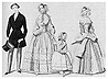 A fashion plate from Graham's Magazine [thumbnail]